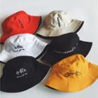 Embroidered Reversible Bucket Hat