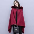 Furry Trim Cape