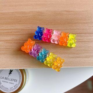 Gummy Bear Plastic Hair Clip