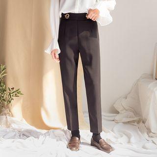 Hoop Detail Slim Fit Pants