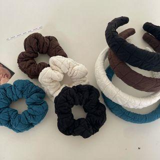 Linen Cotton Headband / Scrunchie