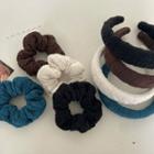Linen Cotton Headband / Scrunchie