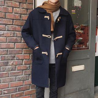 Plain Woolen Toggle Coat