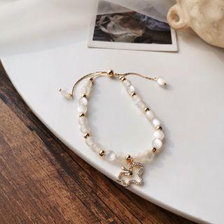 Unicorn Rhinestone Cat Eye Stone Bracelet