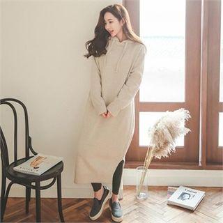 Hooded Knit Long Dress