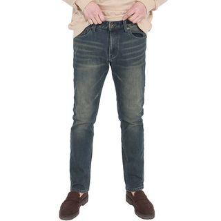 Plus Size Napped Straight-cut Jeans