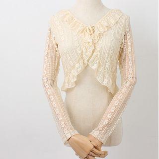 Lace Jacket Beige - One Size