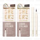 Elizabeth - Sheers Stay Fit Liner Liquid Eyeliner - 2 Types