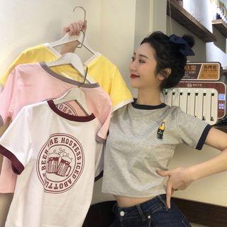 Drink Pattern Short-sleeve Tee