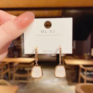 Geometric Alloy Dangle Earring Ndyz609 - Gold - One Size
