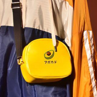 Avocado Print Crossbody Bag
