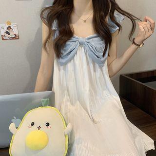 Sleeveless Ribbon Midi Sleep Dress