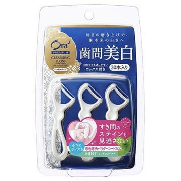Sunstar - Ora2 Premium Cleansing Floss Handle Type 30 Pcs Mint