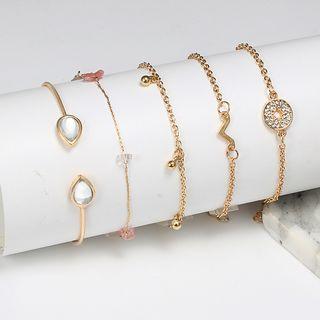 Set Of 5: Bracelet (assorted Designs) 2461 - One Size