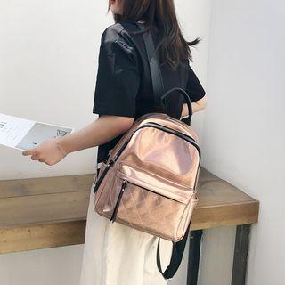Quilted Panel Backpack