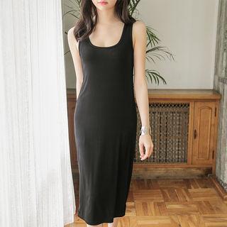 Slim-fit Ribbed Tank Dress