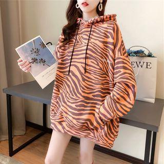 Zebra Printed Hoodie