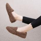 Faux Shearling Moccasins