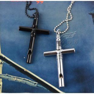 Cross Whistle Necklace