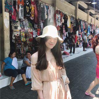 Puff-sleeve Off-shoulder Dress