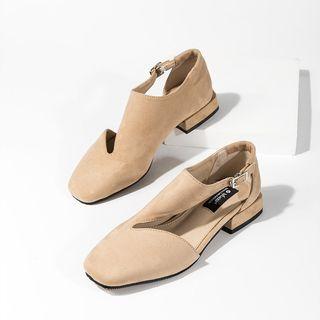 Cut Out Closed Toe Sandals