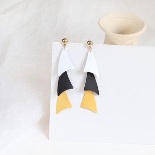 Triangle Drop Earring / Clip On Earring