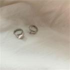 Butterfly Hoop Earring Silver - One Size