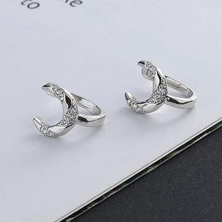 Crescent Ear Cuff 1 Pc - Silver - One Size
