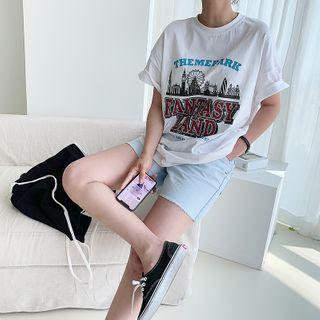 Fantasy Land Drop-shoulder T-shirt
