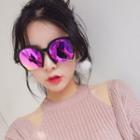 Cut Out Frame Oversized Sunglasses