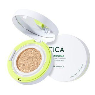Nature Republic - Green Derma Mild Cica Serum Cover Cushion - 2 Colors #02 Natural Beige