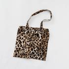 Leopard Cotton Shopper Bag Leopard - One Size