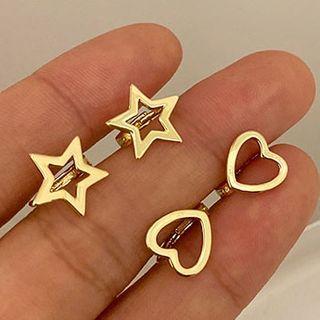 Star / Heart Alloy Earring