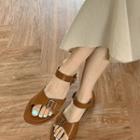 Ankle-strap Buckle Sandals