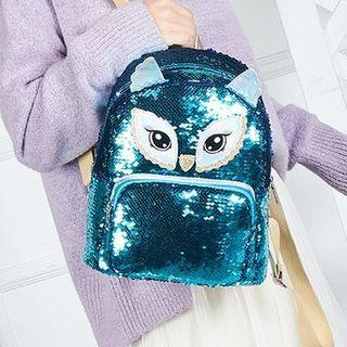 Sequined Cartoon Lightweight Backpack