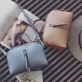 Zip Front Crossbody Bag