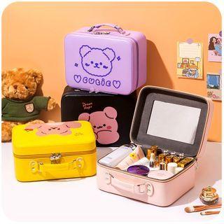 Bear Print Makeup Bag