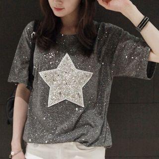 Glitter Star Short-sleeve T-shirt