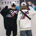 Couple Matching Set: Printed Sweatshirt + Crossbody Bag