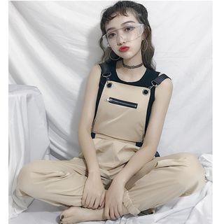 Adjustable Strap Jumper Pants