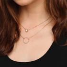 Rhinestone Layered Necklace / Bracelet