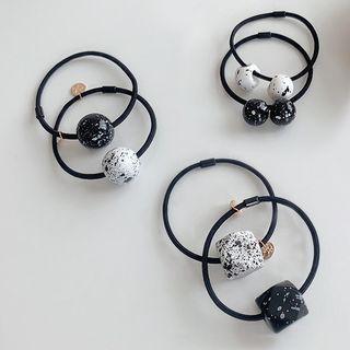 Splattered Bead Hair Tie (various Designs)