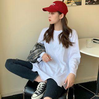 Long Sleeve Ripped T-shirt