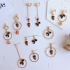 Non-matching Squirrel & Pine Dangle Earring (various Designs)