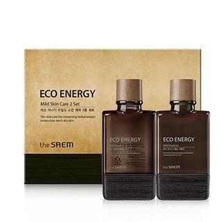 The Saem - Eco Energy Mild Skin Care Set: Toner 150ml + 30ml + Emulsion 150ml + 30ml