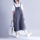 Linen Jumper Midi Dress
