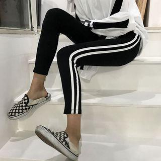 Slim-fit Striped Leggings
