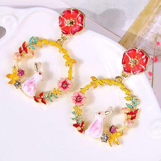 Rabbit Drop Earring