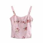 Cherry Print Gingham Camisole Top