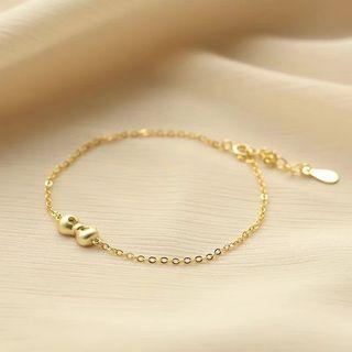 925 Sterling Silver Bow Bracelet Silver - One Size